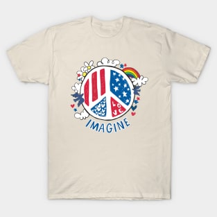 Imagine Love Imagine Peace T-Shirt